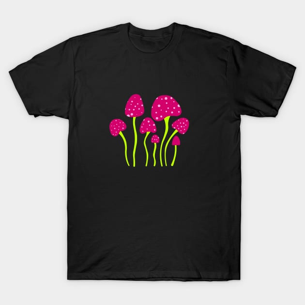 Magic Mushroom T-Shirt by novaya